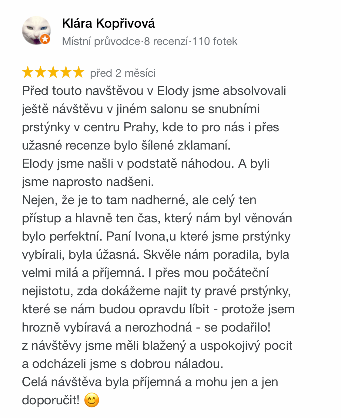 elody showroom recenze